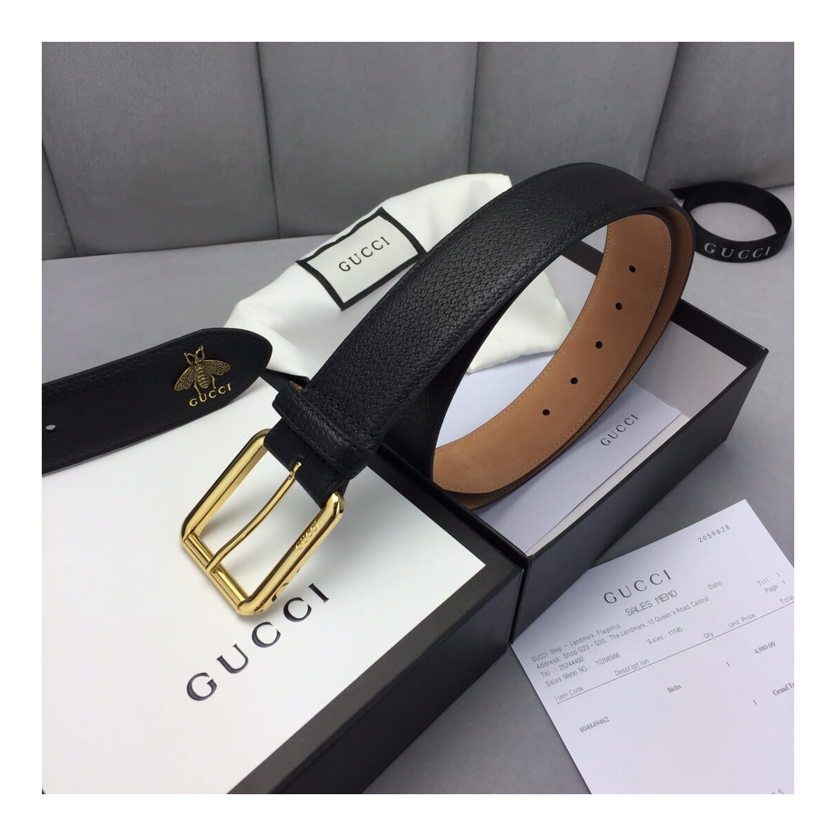 Gucci Bees Belt 523307