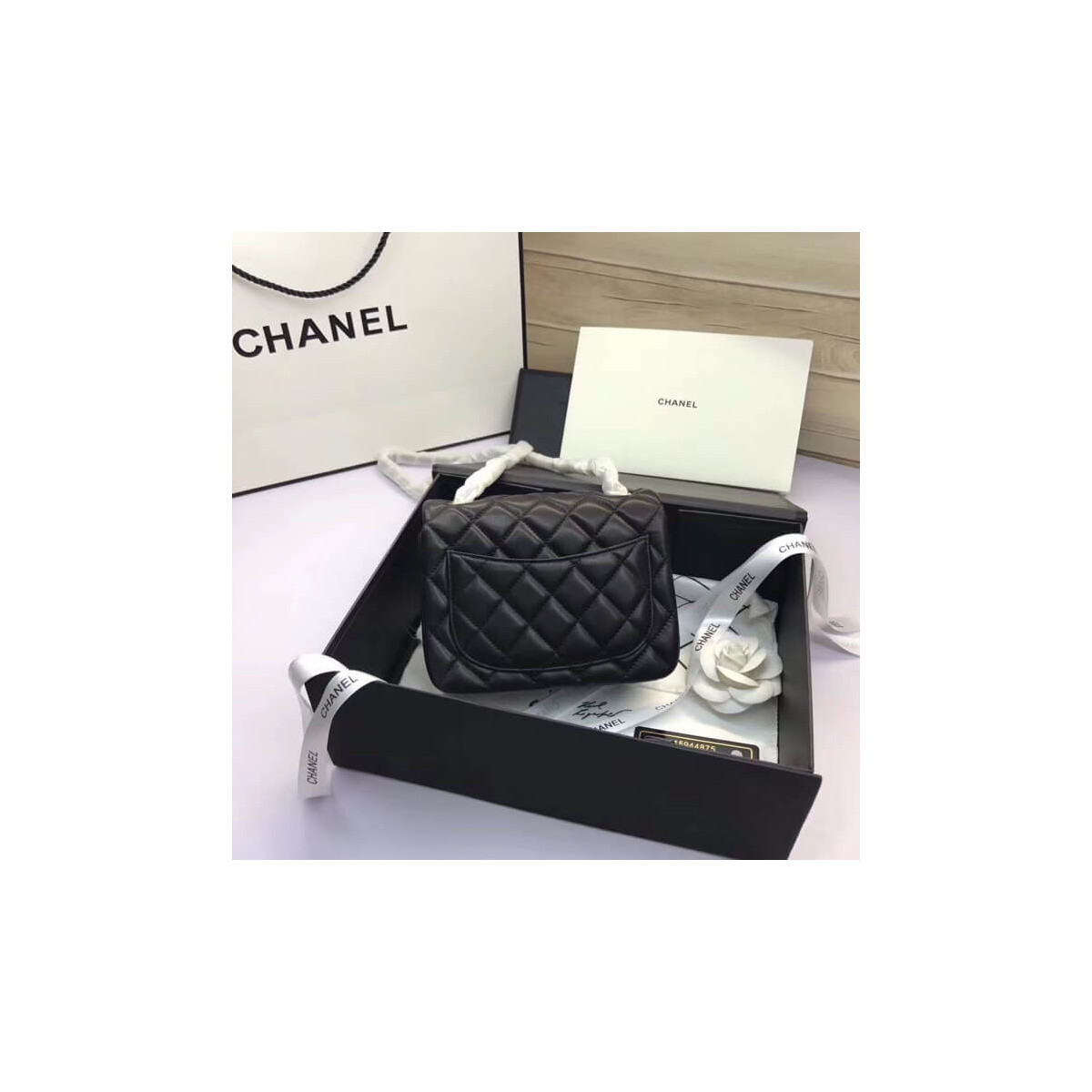 Chanel Lambskin 17cm Classic Flap Bag 1115