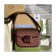 Gucci Horsebit 1955 Small Bag 602204 in  Burgundy GG Canvas