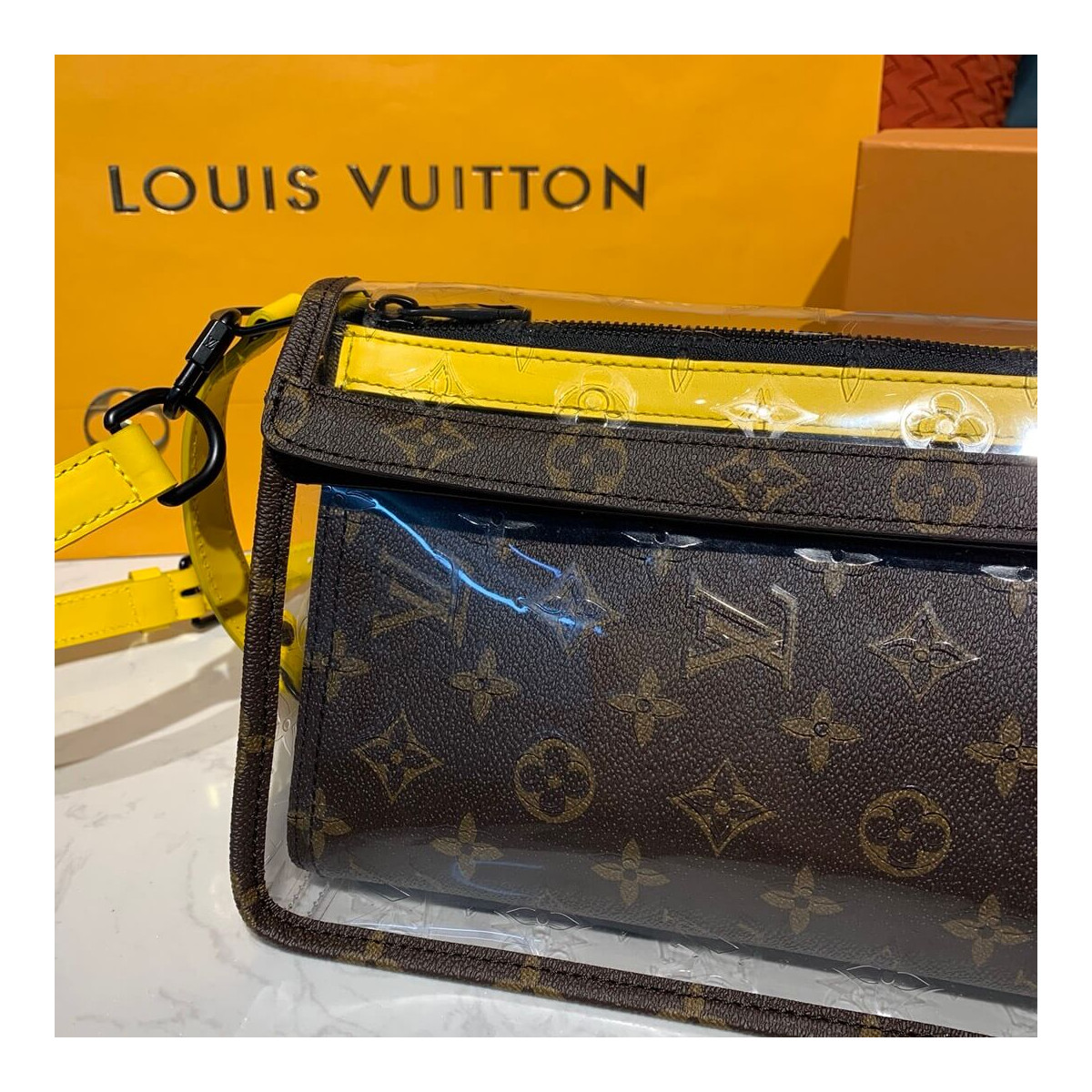 Louis Vuitton Monogram PVC Triangle Messenger M61115