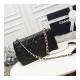 Chanel Flap Bag With Large Bi-Color Chain AS1354