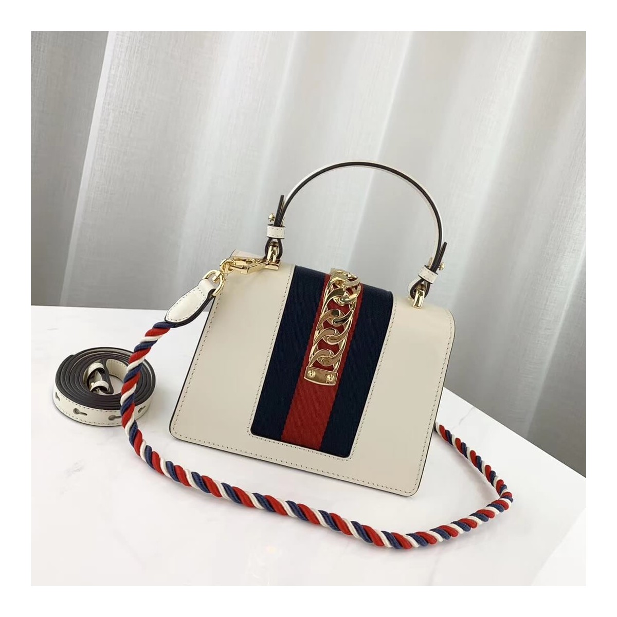 Gucci Sylvie Leather Mini Bag 470270