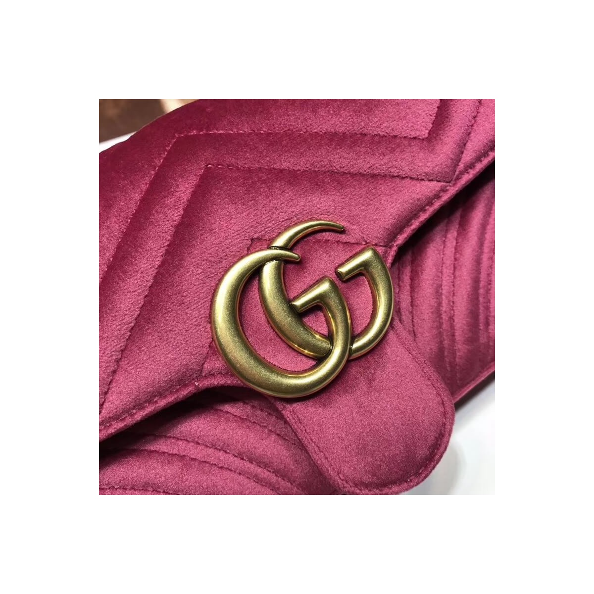 Gucci GG Marmont Velvet Shoulder Bag 446744