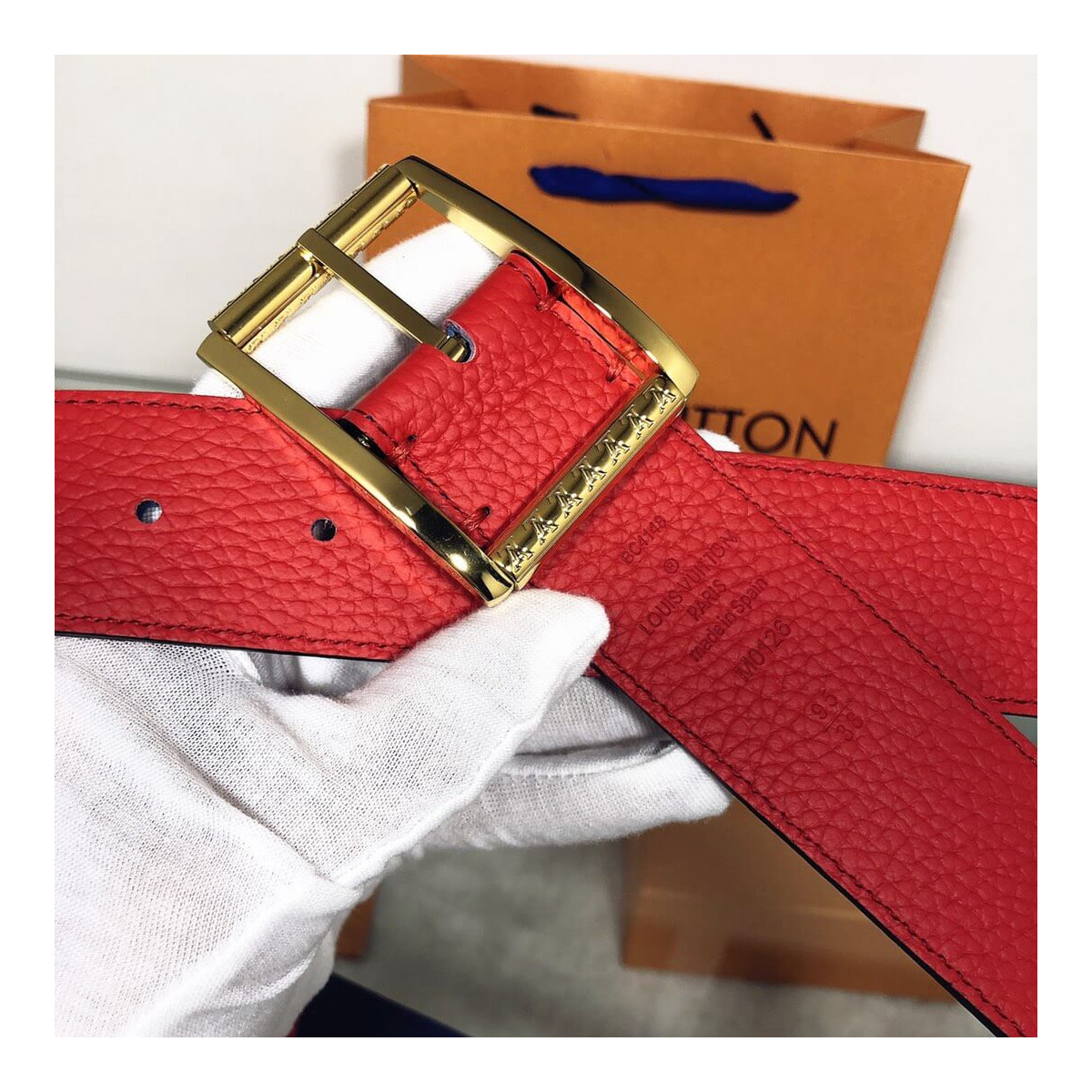 Louis Vuitton Reverso 40mm Reversible Belt M0127