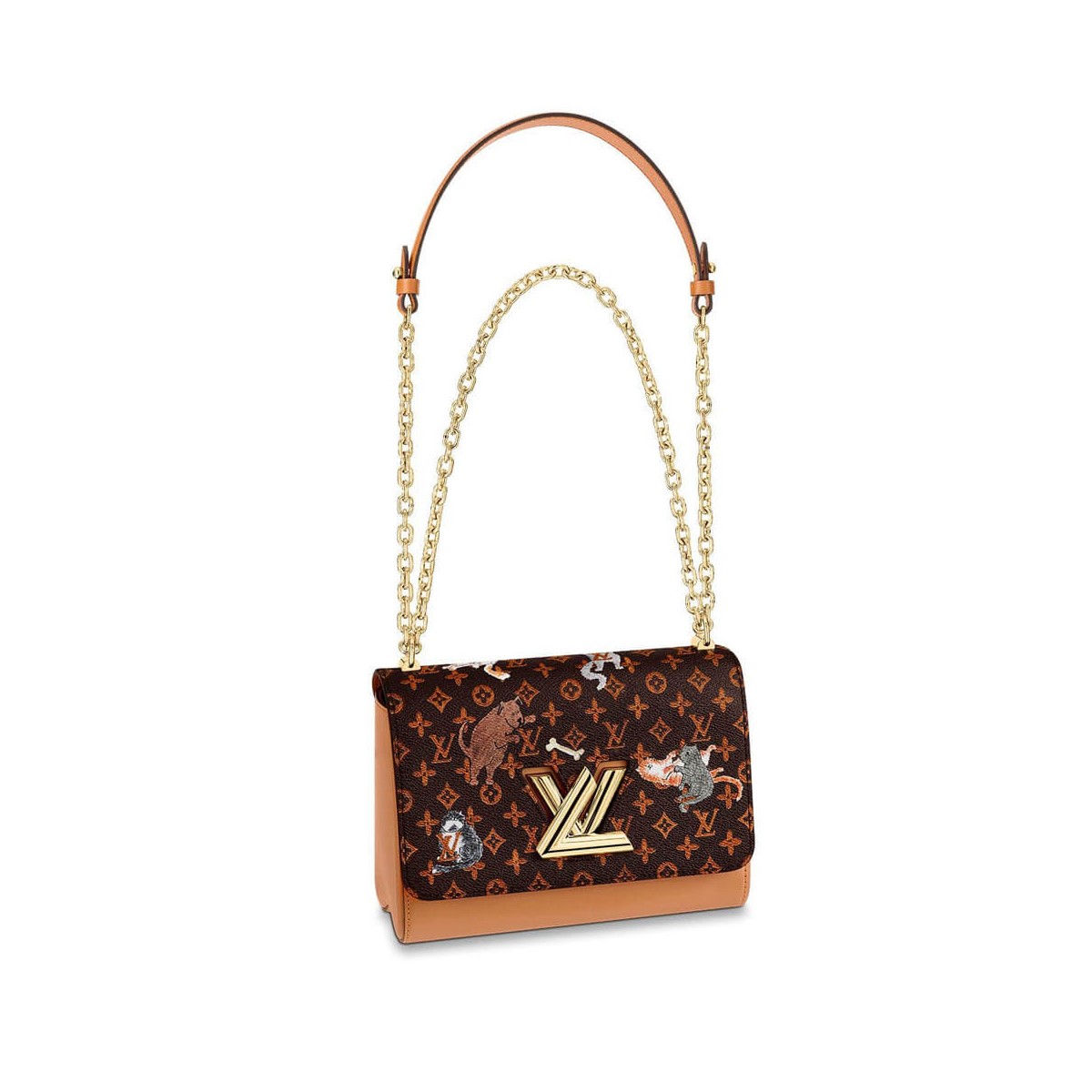 Louis Vuitton Monogram Canvas Twist MM M44408