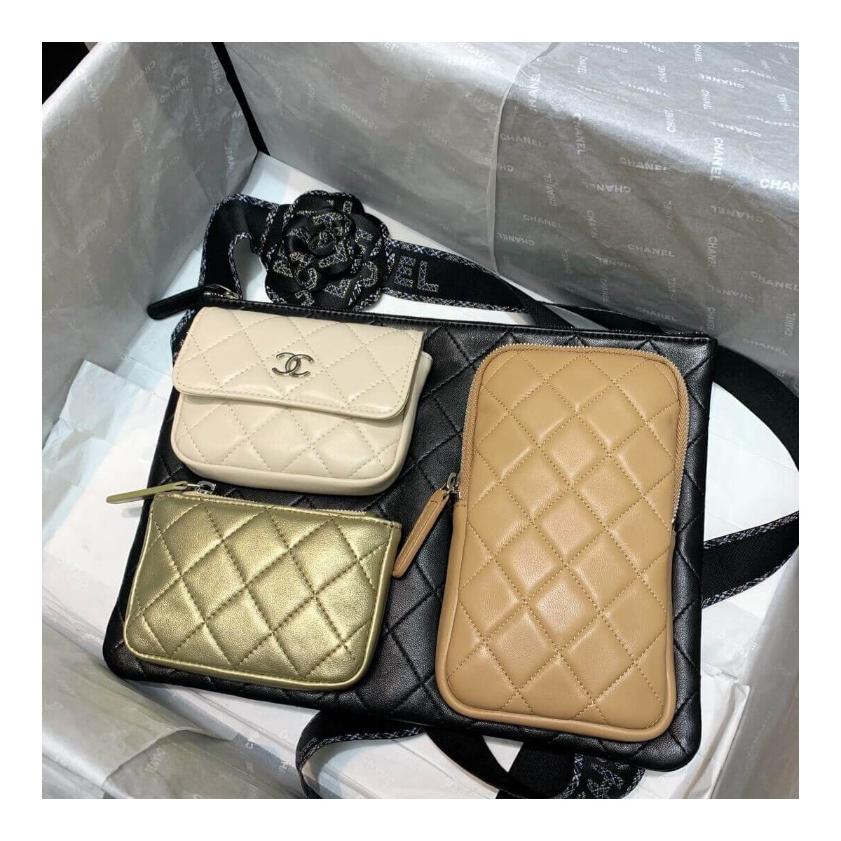 Chanel Lambskin Cases with Accessories AP1054 Multi-Color