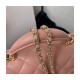 Chanel Mini Flap Bag With Top Handle AS2431 in Iridescent Lambskin