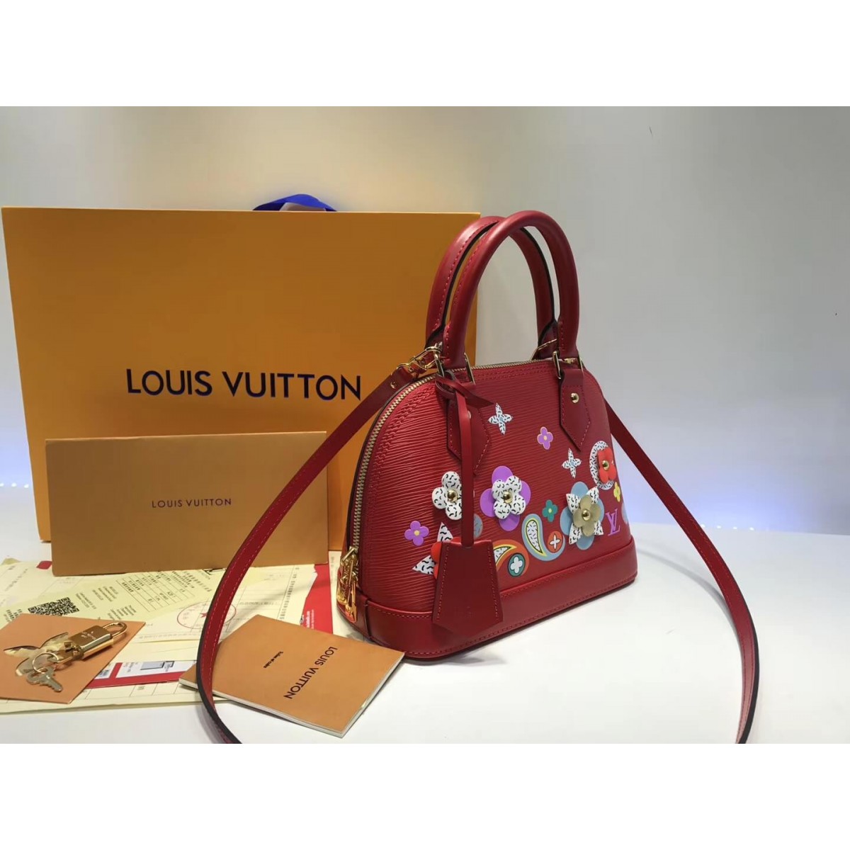 Louis Vuitton Epi Leather Alma BB M54836