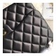 Chanel Lambskin 30cm Classic Flap Bag A1113 Black