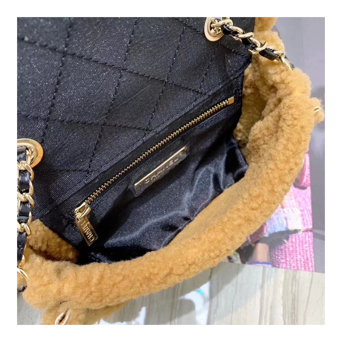 Chanel Sheepskin CC Flap Bag AS0321