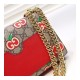 Gucci GG Apple Print Padlock Small Shoulder Bag 409487