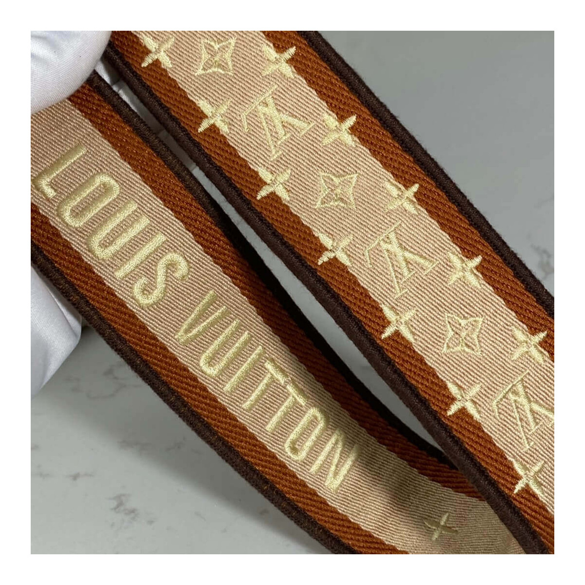 Louis Vuitton Wide Embroidered Strap Twist PM M57049