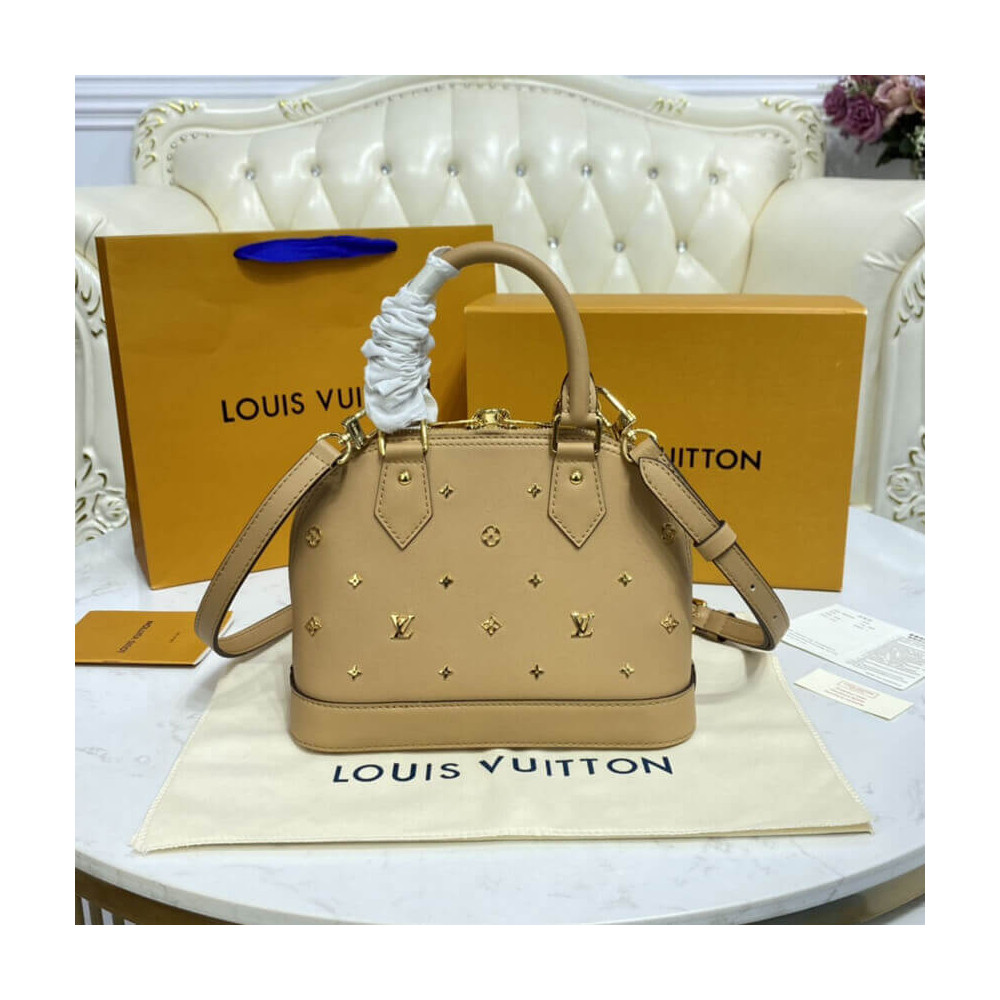 Louis Vuitton Alma BB Monogram Metal in Beige M58638