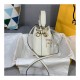 Fendi Mon Tresor Mini Logo-Print Leather Bucket Bag 8BS010