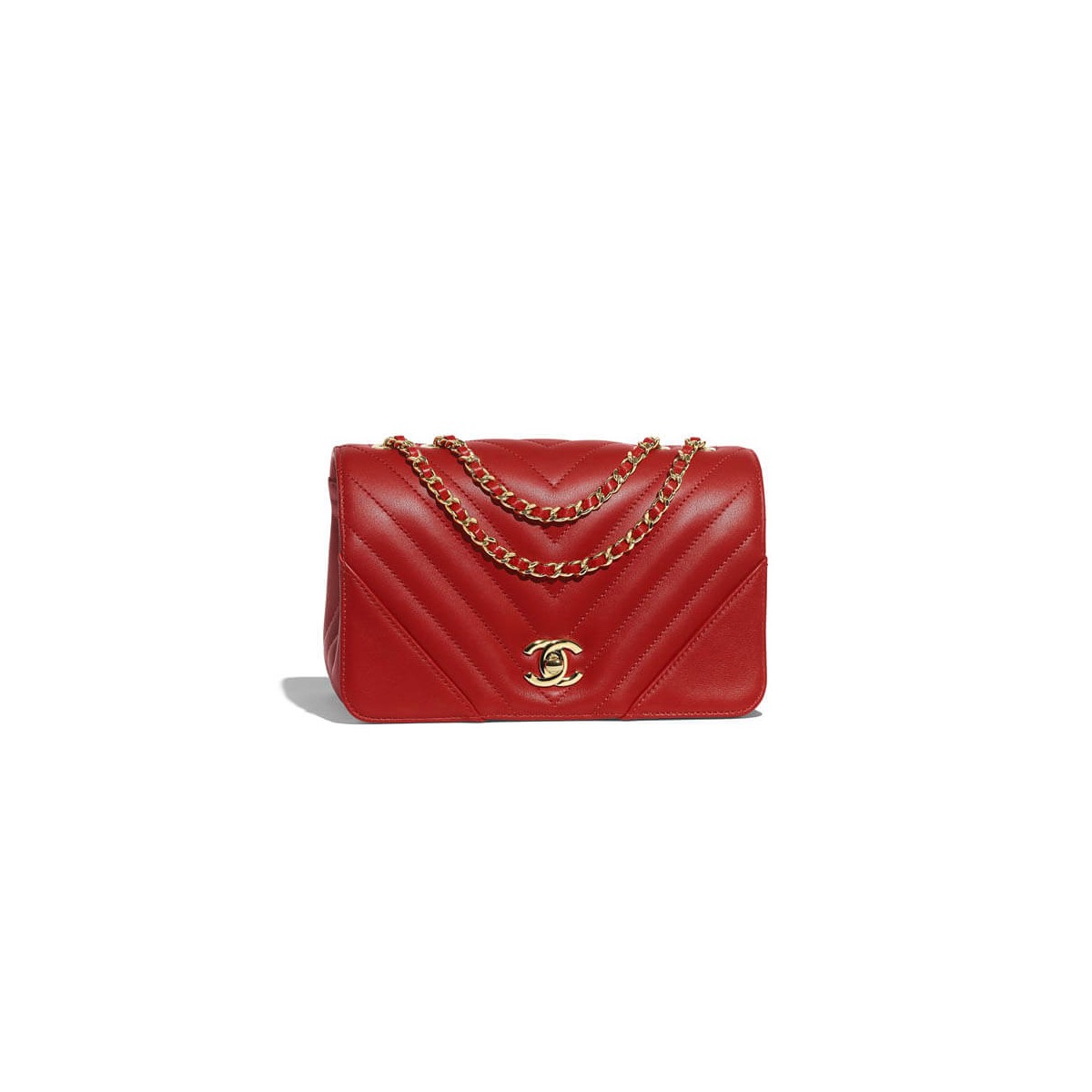 Chanel Calfskin Mini Flap Bag A91586