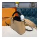 Louis Vuitton Taurillon And Python Leather Capucines Mini N97075