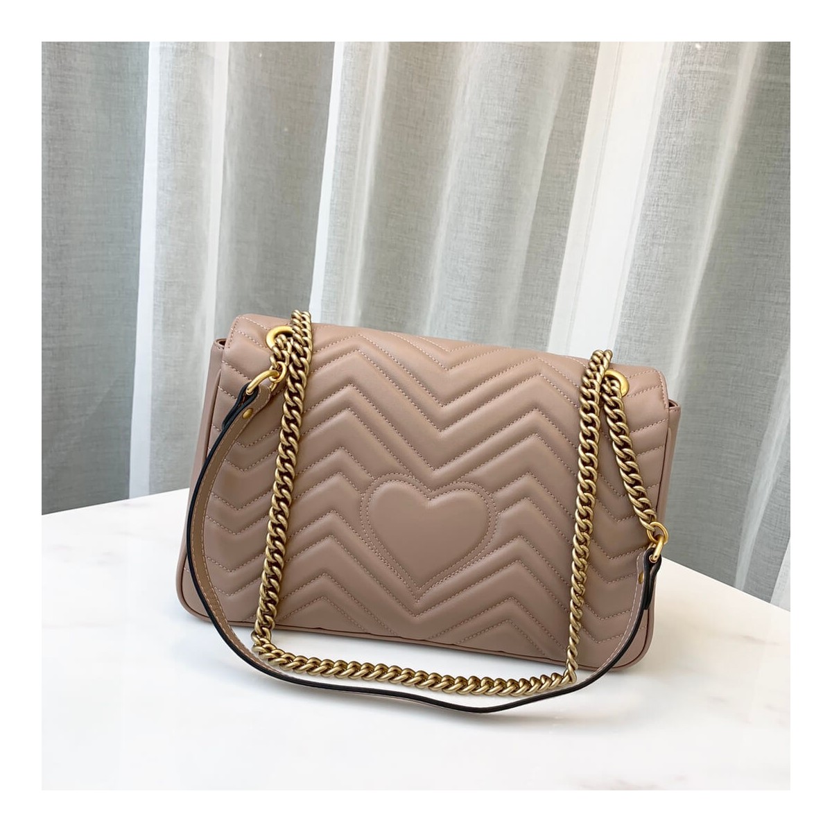 Gucci GG Marmont Medium Matelassé Shoulder Bag 443496