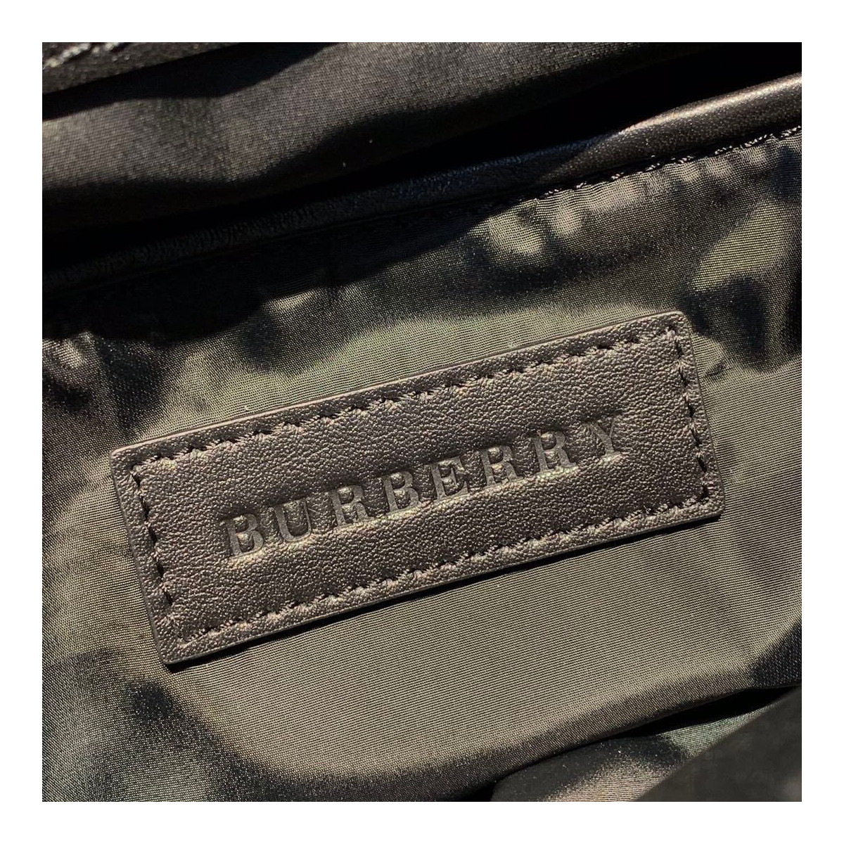 Burberry The Medium Rucksack in Logo Print Nylon 80116171