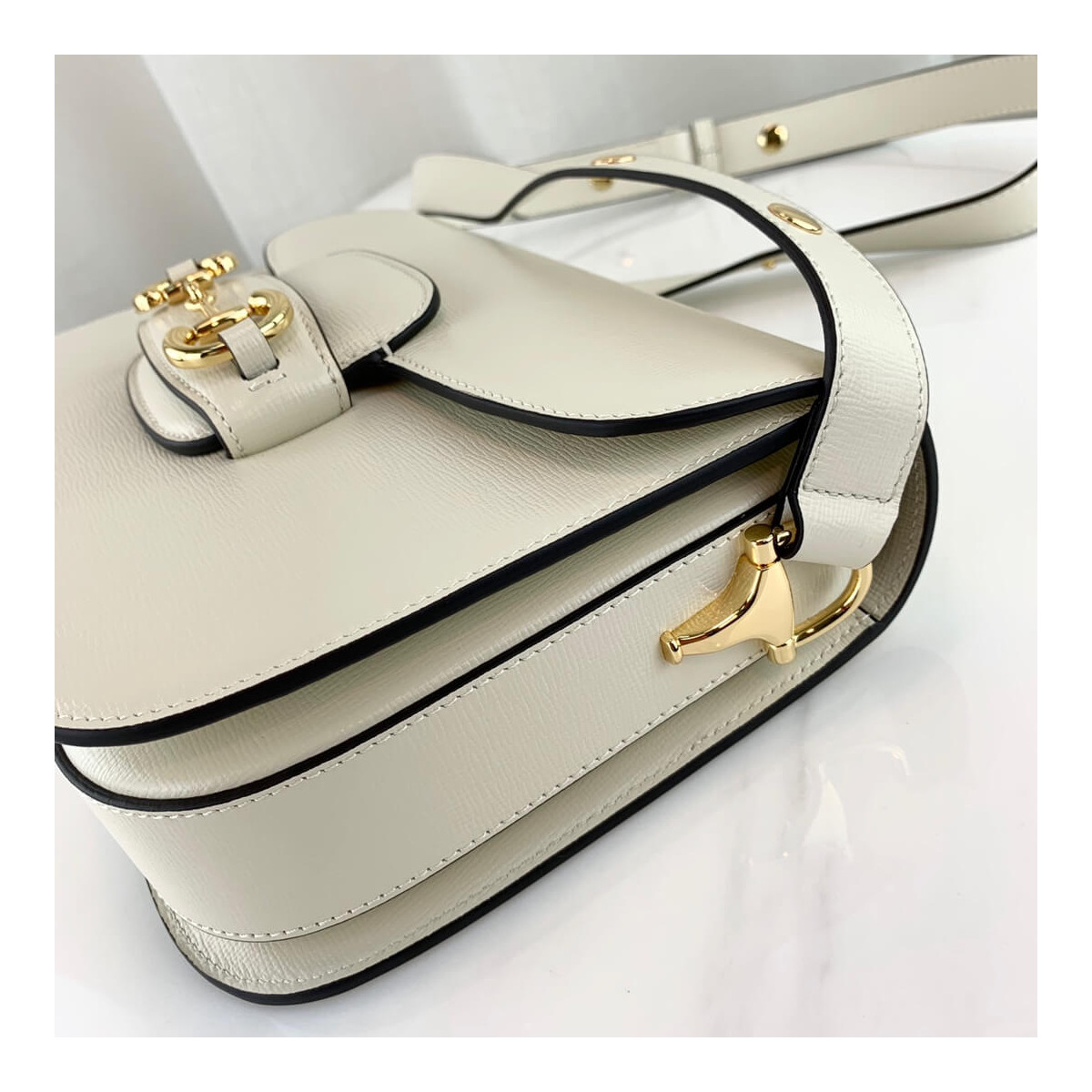 Gucci 1955 Horsebit Leather Shoulder Bag 602204