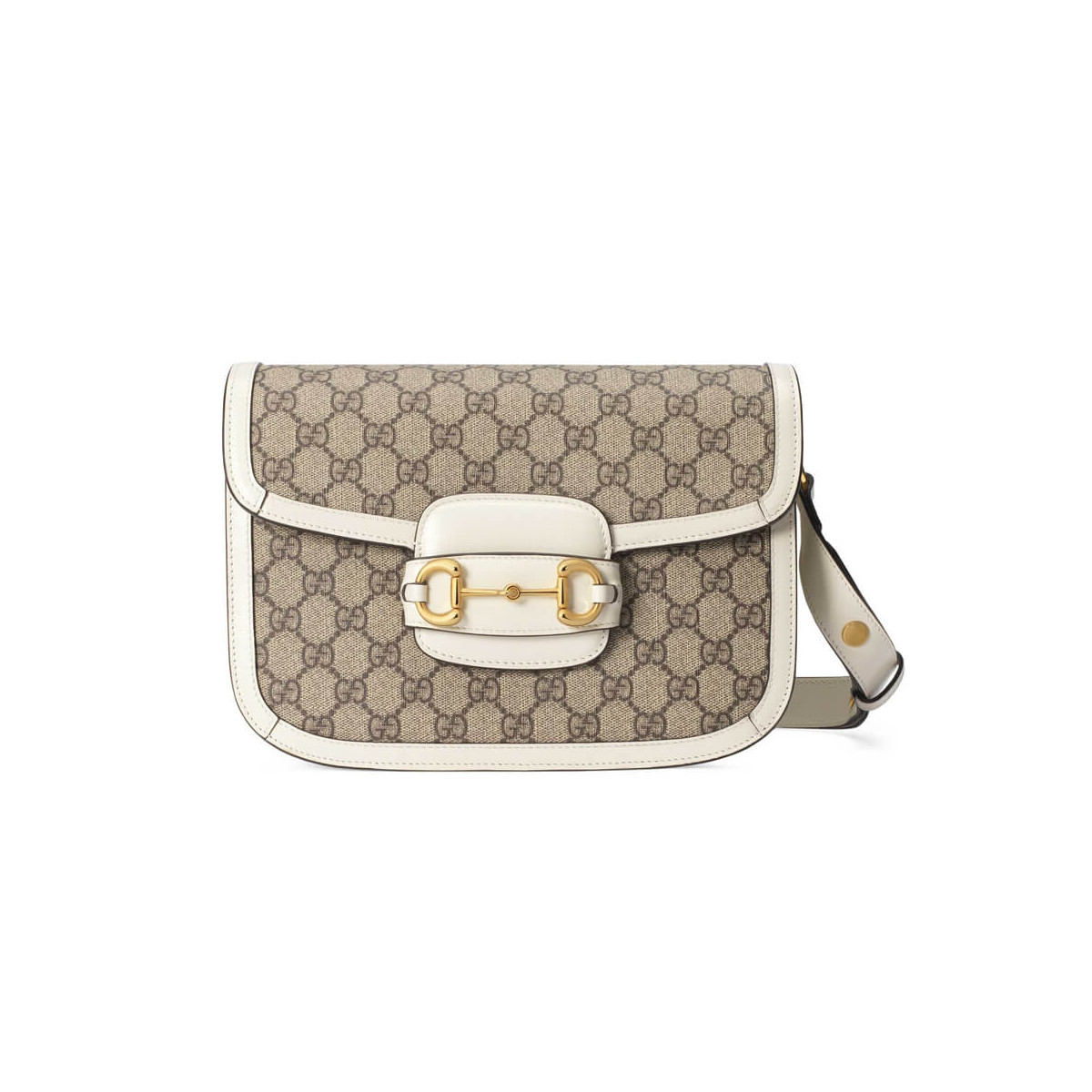 Gucci 1955 Horsebit GG Supreme Shoulder Bag 602204