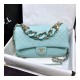 Chanel Flap Bag With Large Bi-Color Chain AS1353