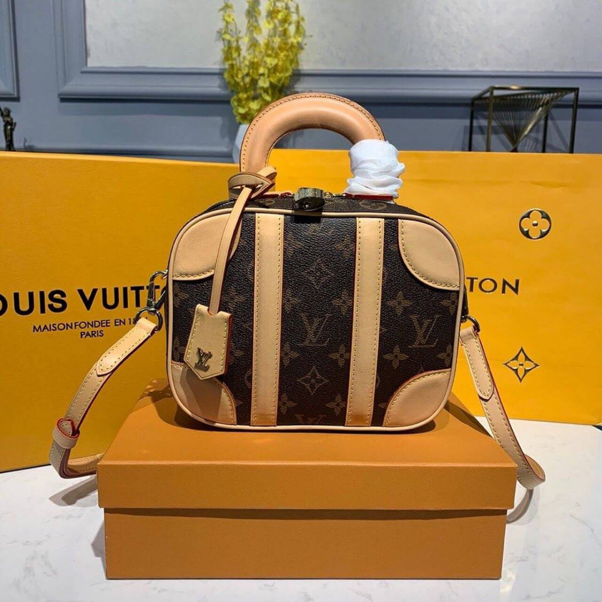 Louis Vuitton Monogram Canvas Valisette BB M44804