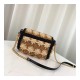 Gucci GG Marmont Raffia Small Shoulder Bag 574433