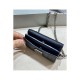 Balenciaga Black Hourglass Chain Strap Leather Wallet