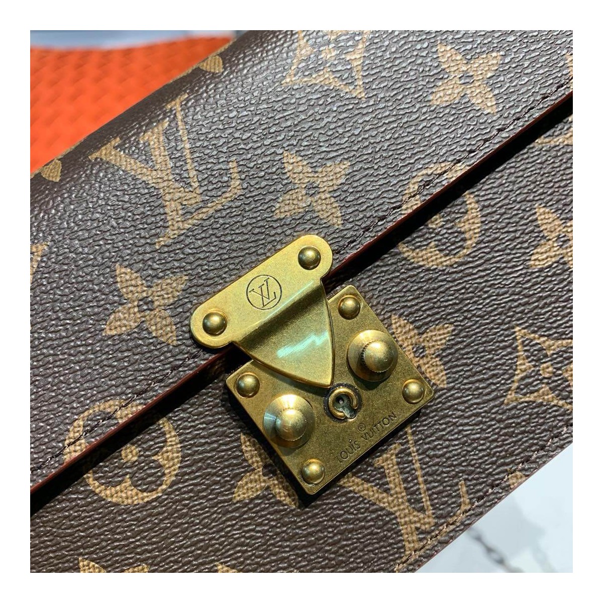 Louis Vuitton Monogram Canvas S Lock Belt Pouch PM M44667