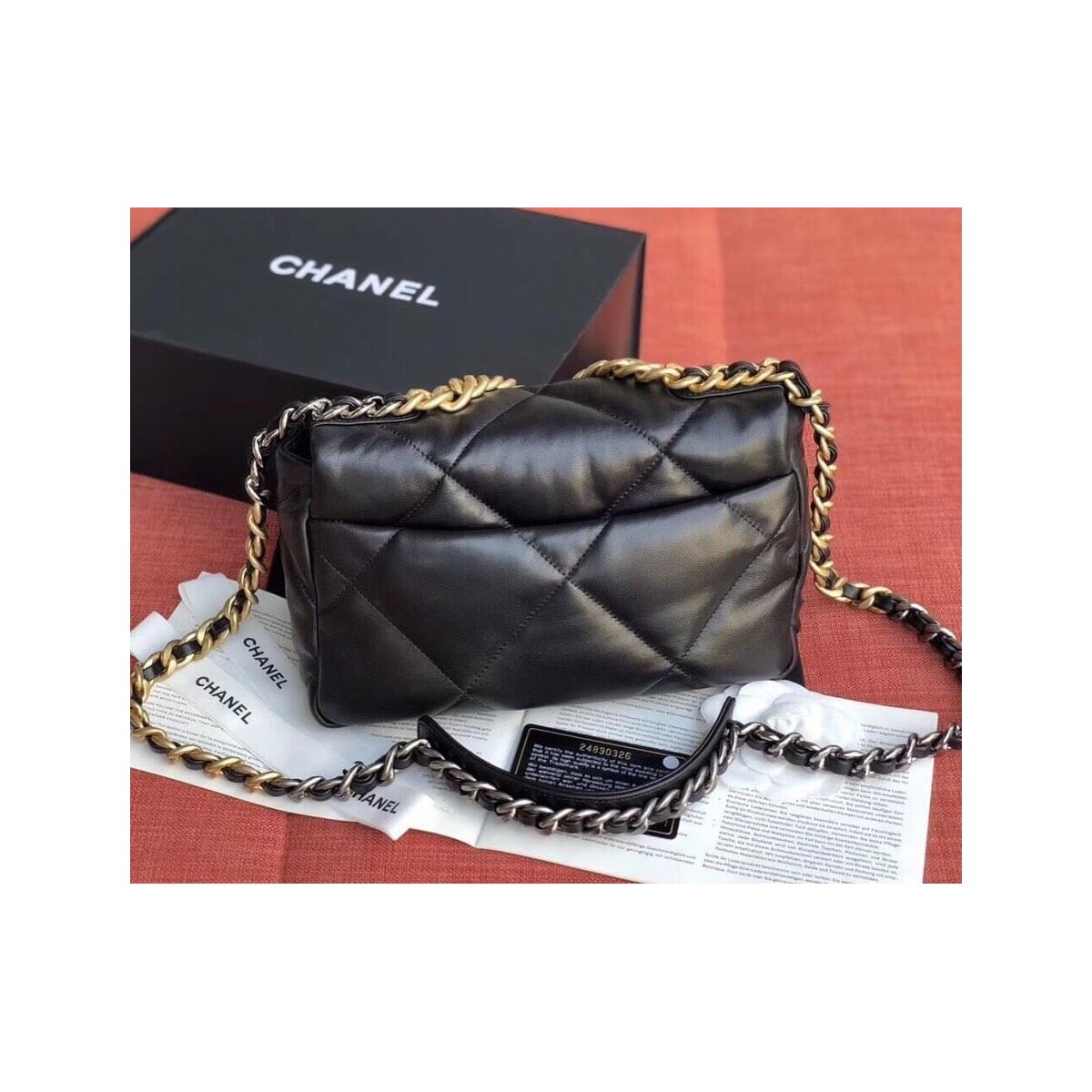 Chanel 19 Lambskin Flap Bag AS1160