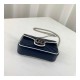 Gucci GG Marmont Super Mini Bag 574969 Blue