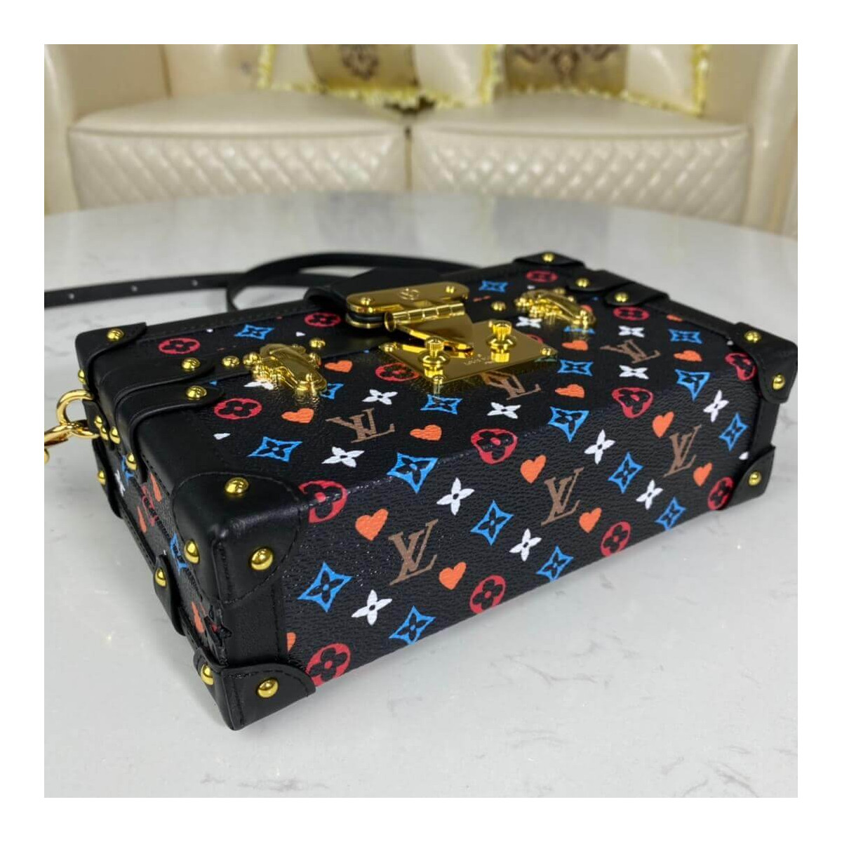 Louis Vuitton Monogram Multicolor Petite Malle M44199