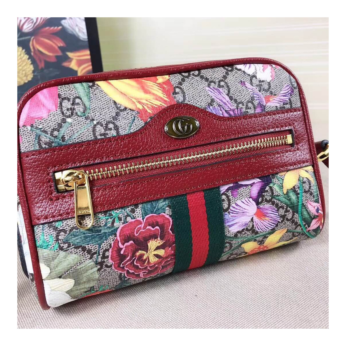 Gucci Ophidia GG Flora Mini Bag 517350