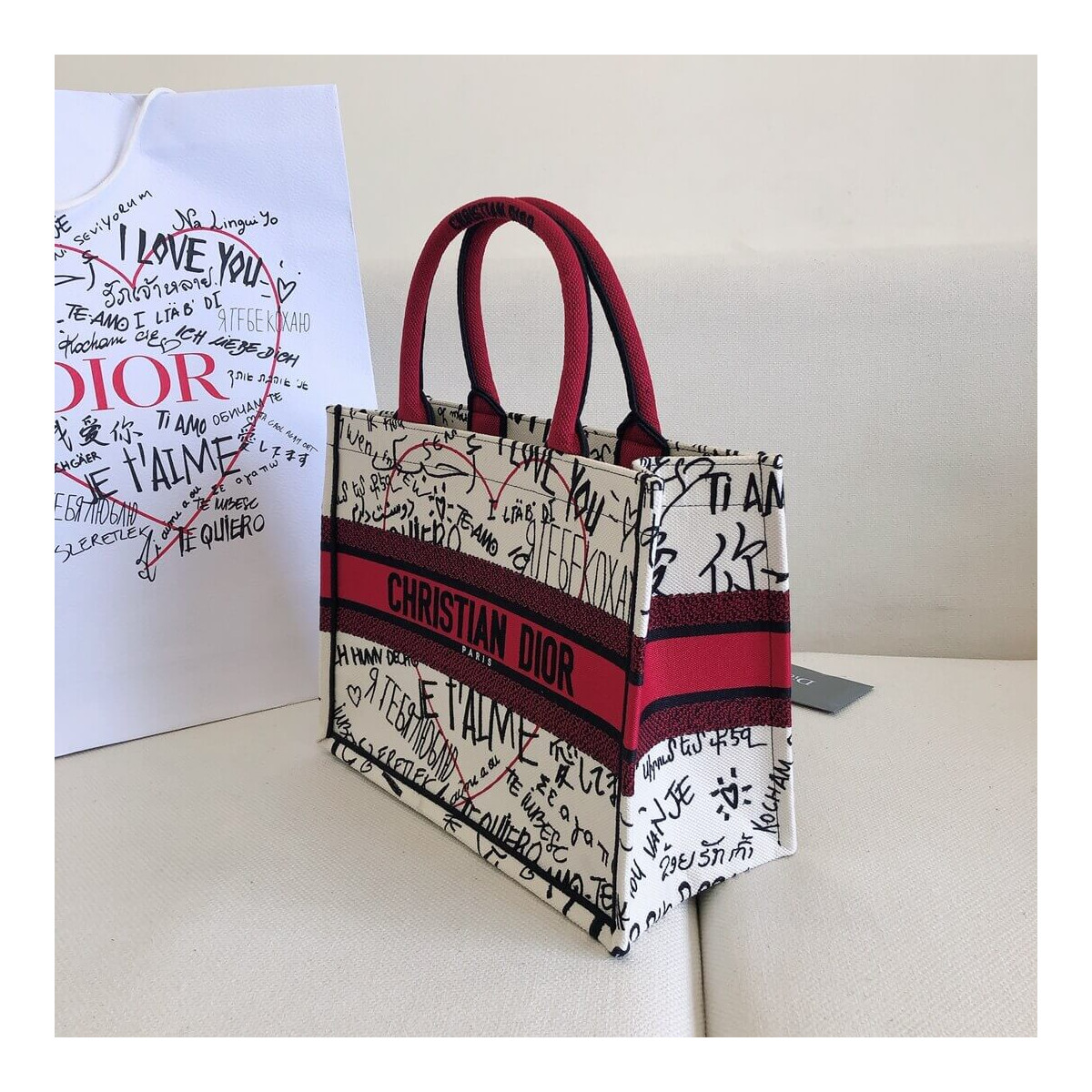 Dior Dioramour Small Book Tote Bag M1296