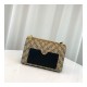 Gucci Padlock Small GG Bees Shoulder Bag 409487