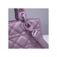 Dior Medium Lady Dior Bag in Ultramatte Cannage Calfskin M0565