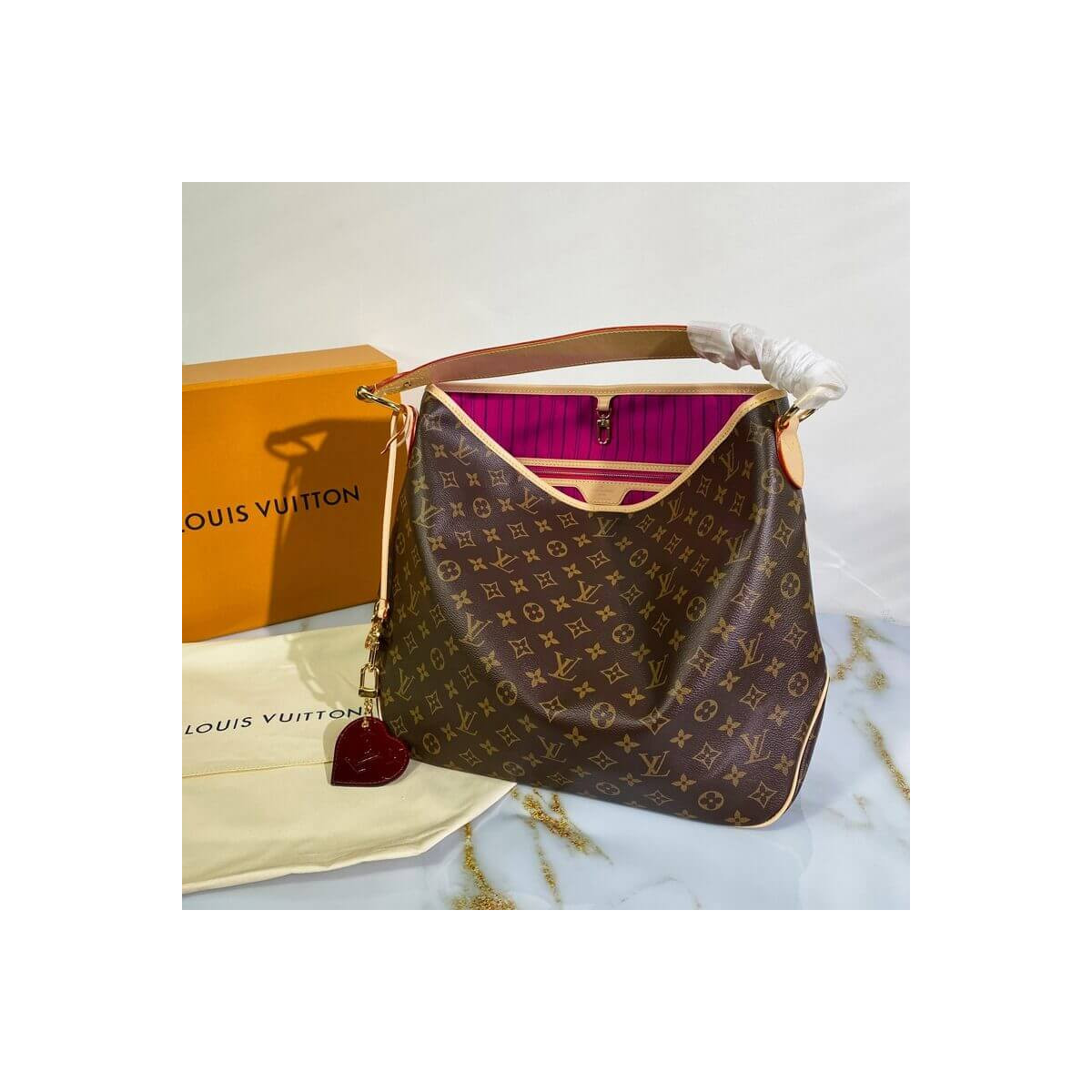 Louis Vuitton Monogram Canvas Delightful MM M50157