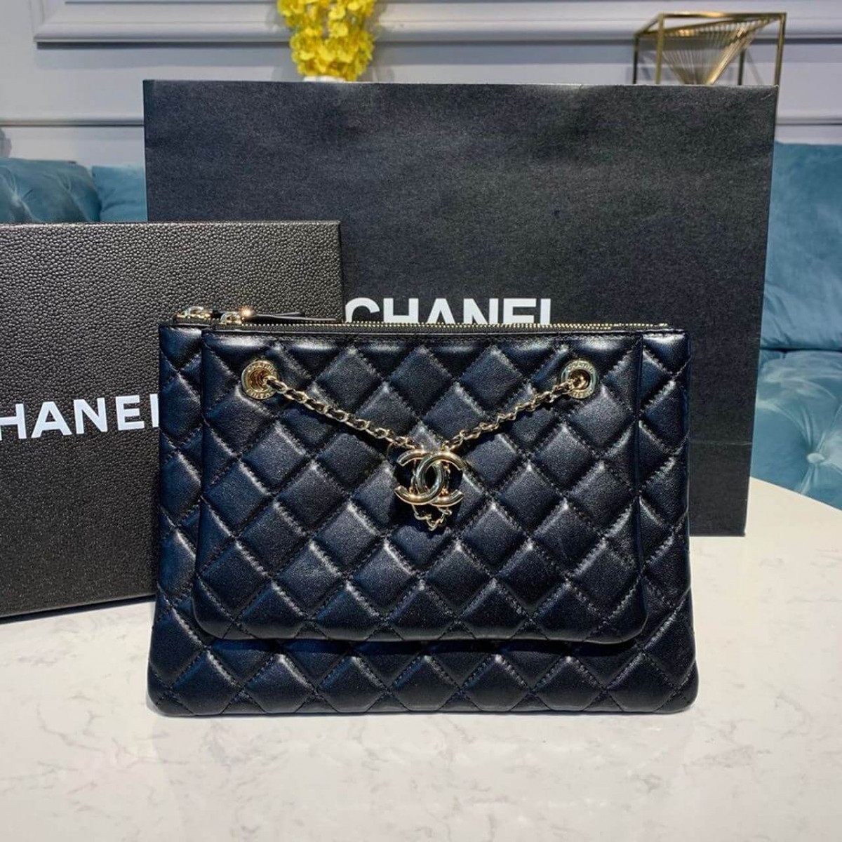 Chanel Double Case Bags With Strap 28cm AP1072