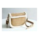 Dior Medium Bobby Bag in Camel-Colored Shearling M9319