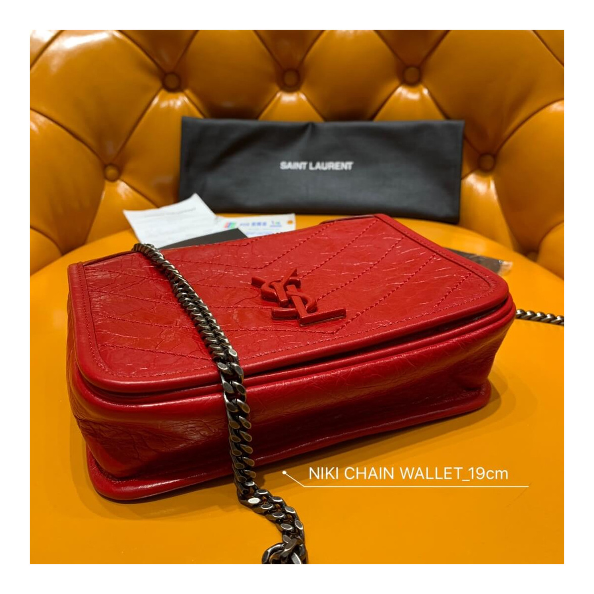 Saint Laurent Niki Chain Wallet Shoulder Bag 583103