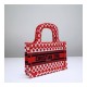 Dior Polkadot Dioramour Mini Book Tote Bag S5475