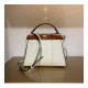 Fendi Peekaboo Iconic Mini Leather Bag 8BN244 White