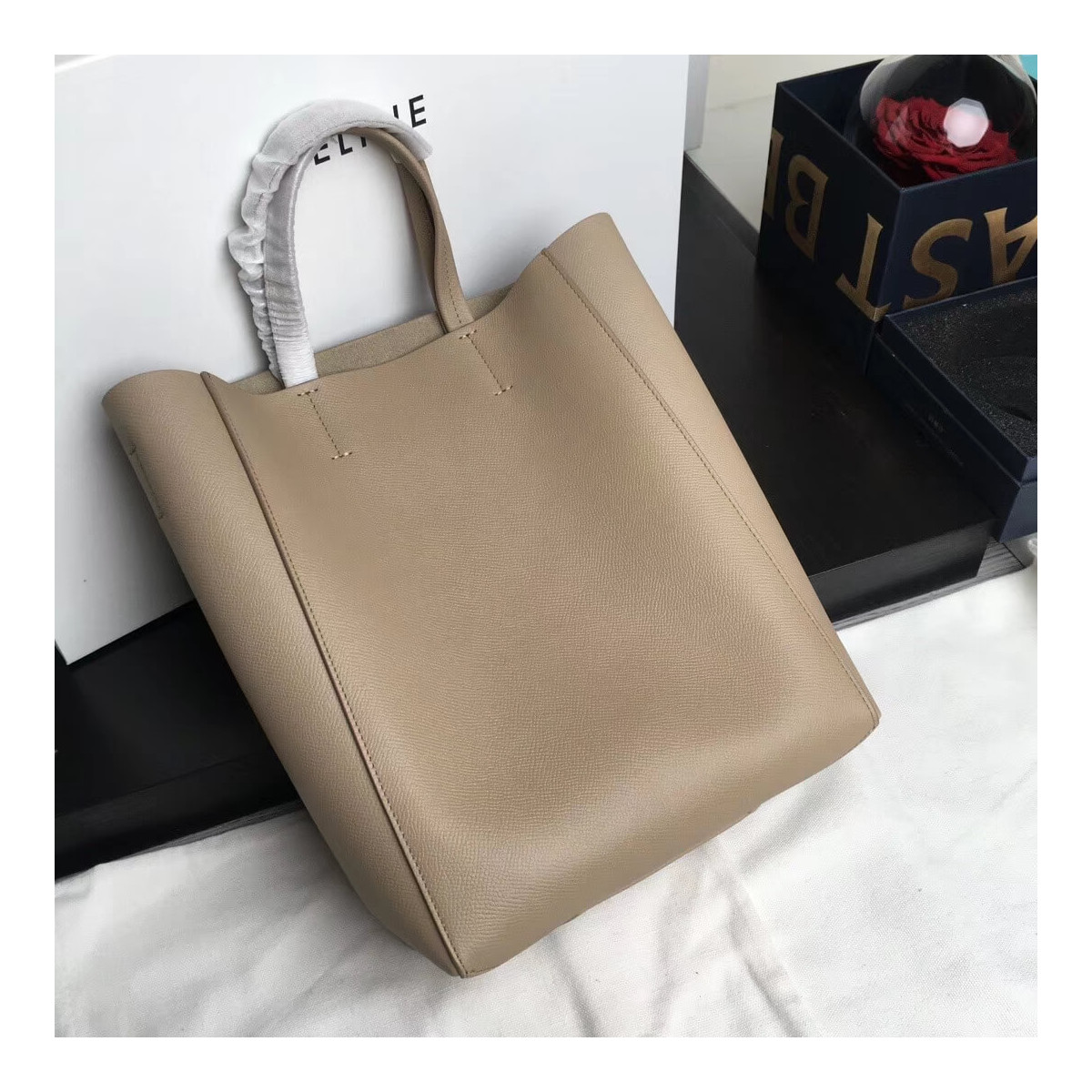 Celine Small Cabas In Grained Calfskin 189813