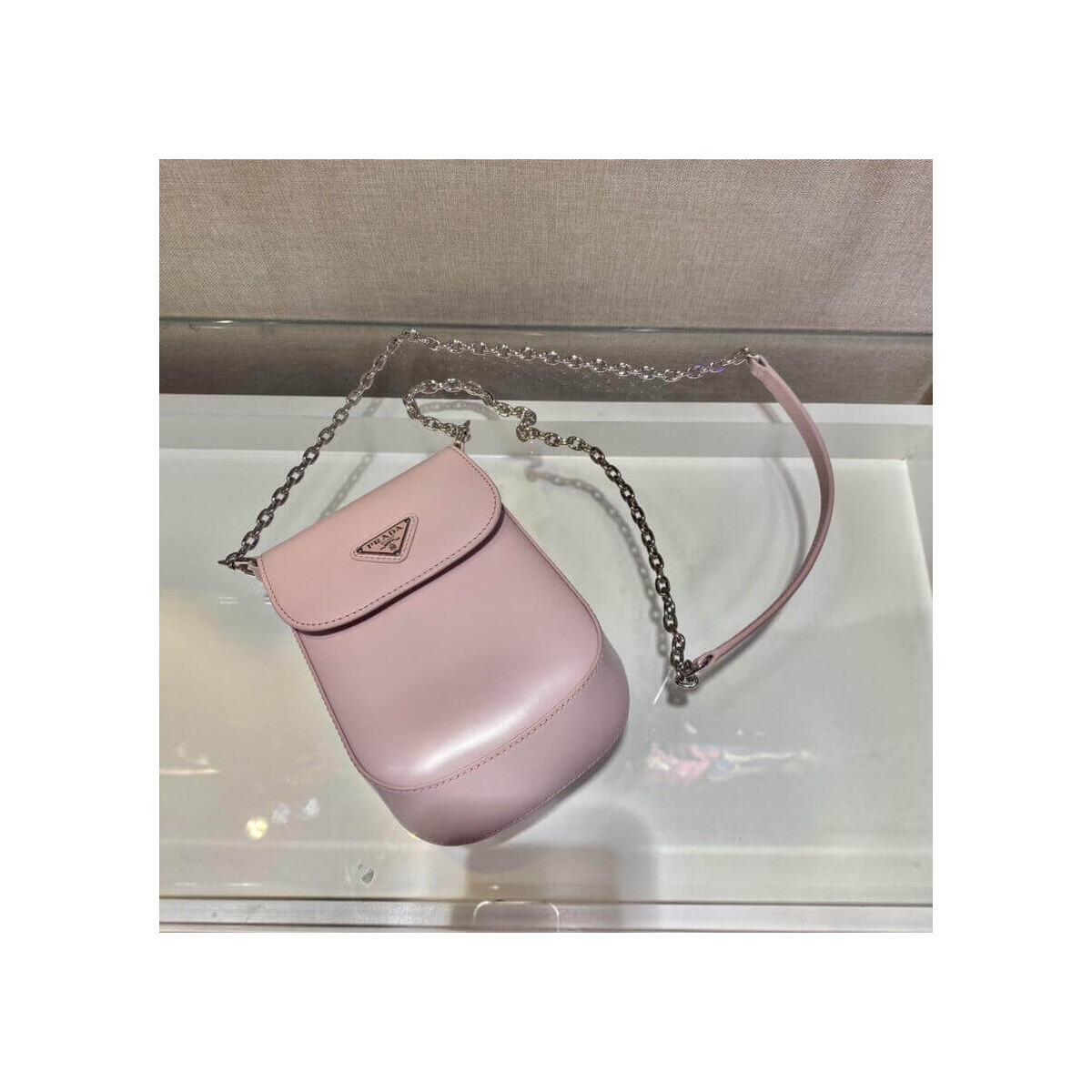 Prada Brushed Leather Mini-Bag 1BH185