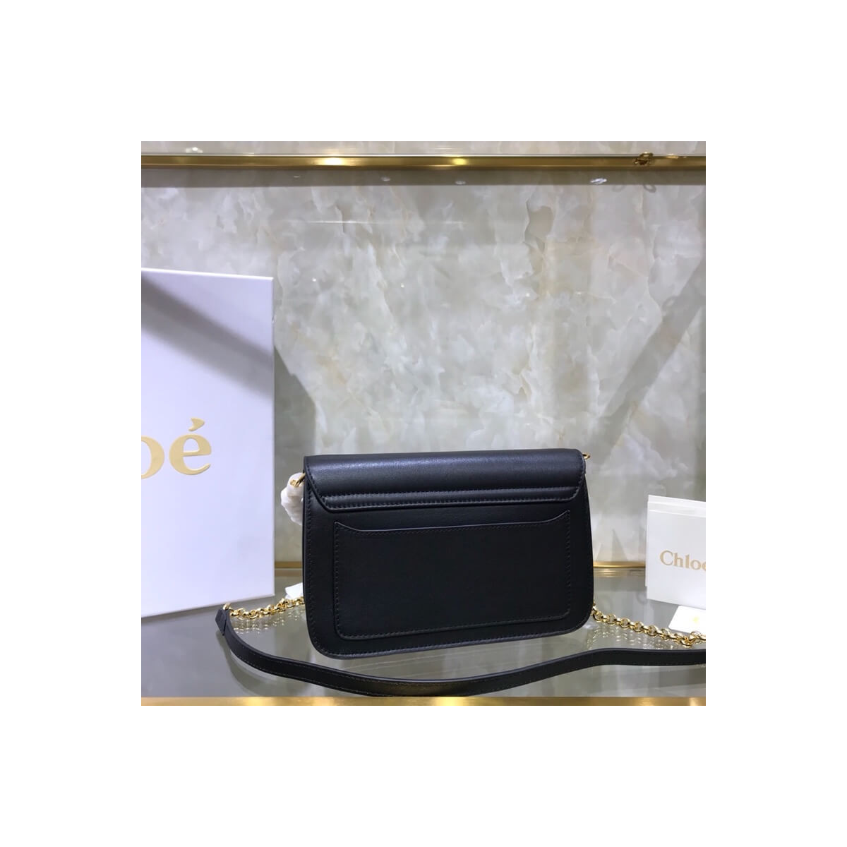 Chloe C Clutch With Chain S1159