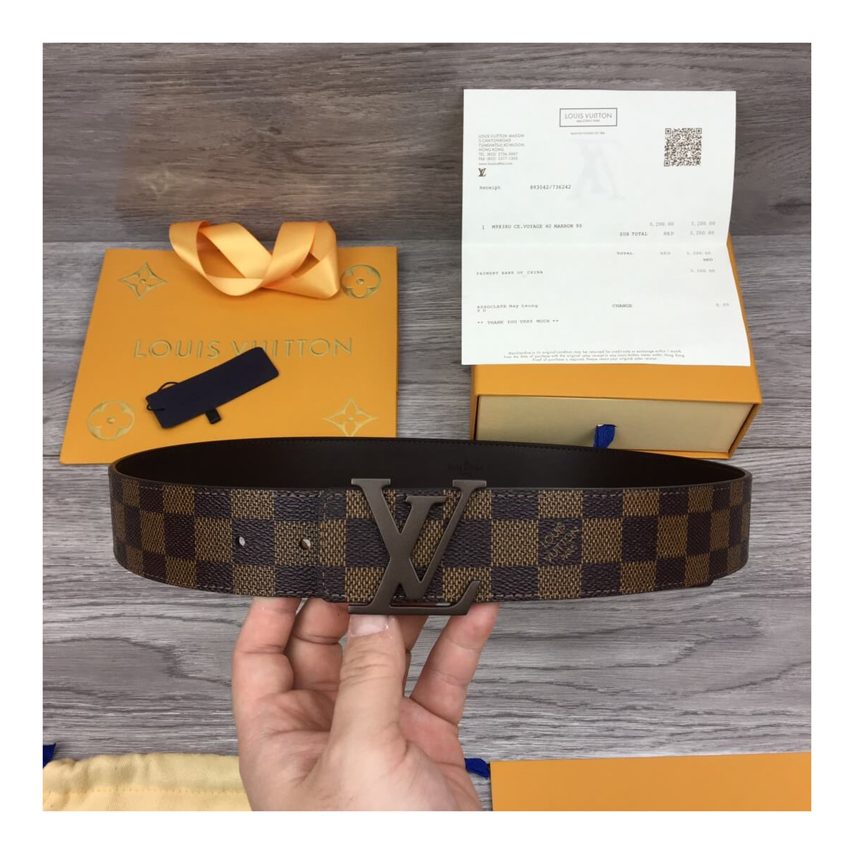 Louis Vuitton Initiales 40mm Belt M9807