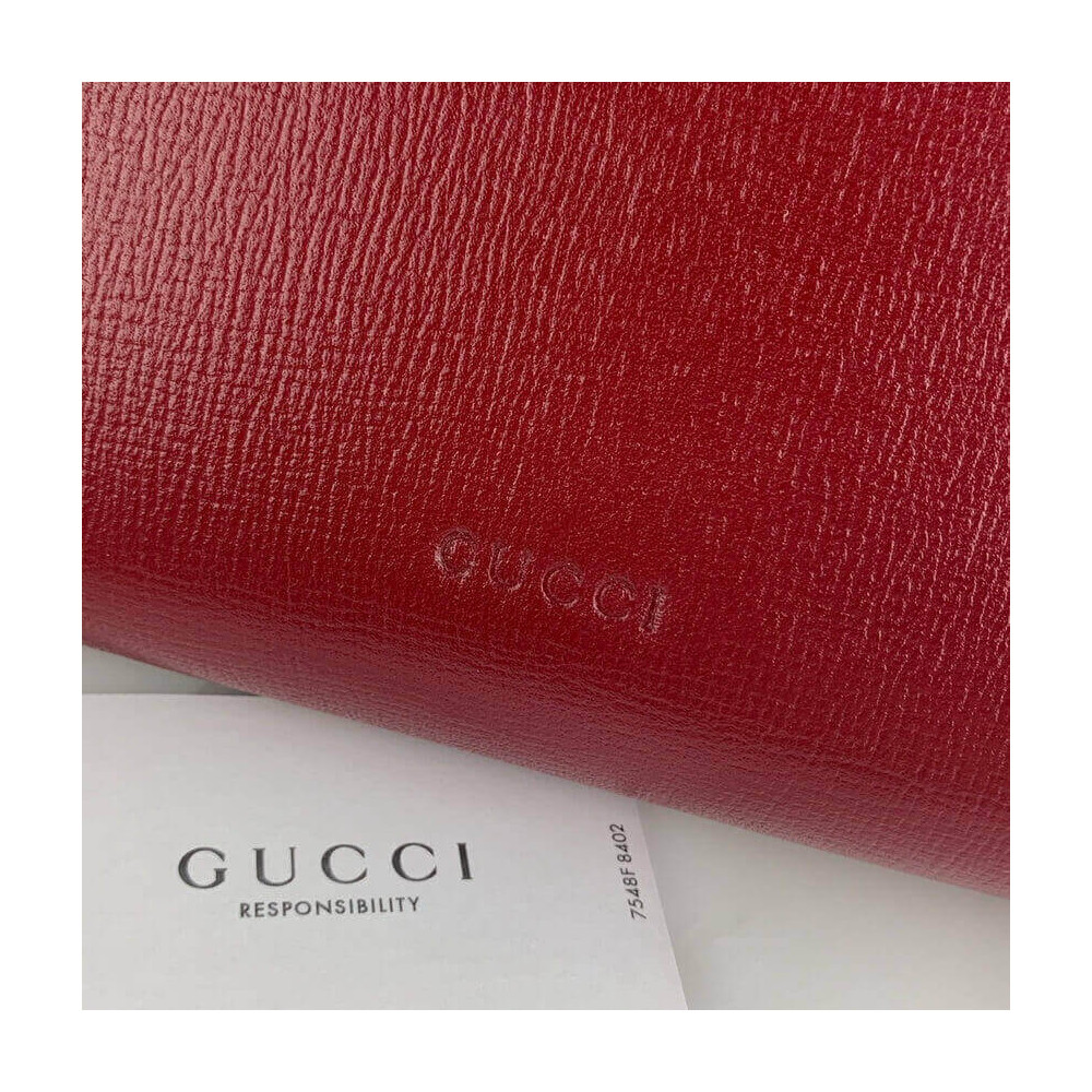 Gucci Dionysus Mini Chain Bag in Red and Pink Leather 401231