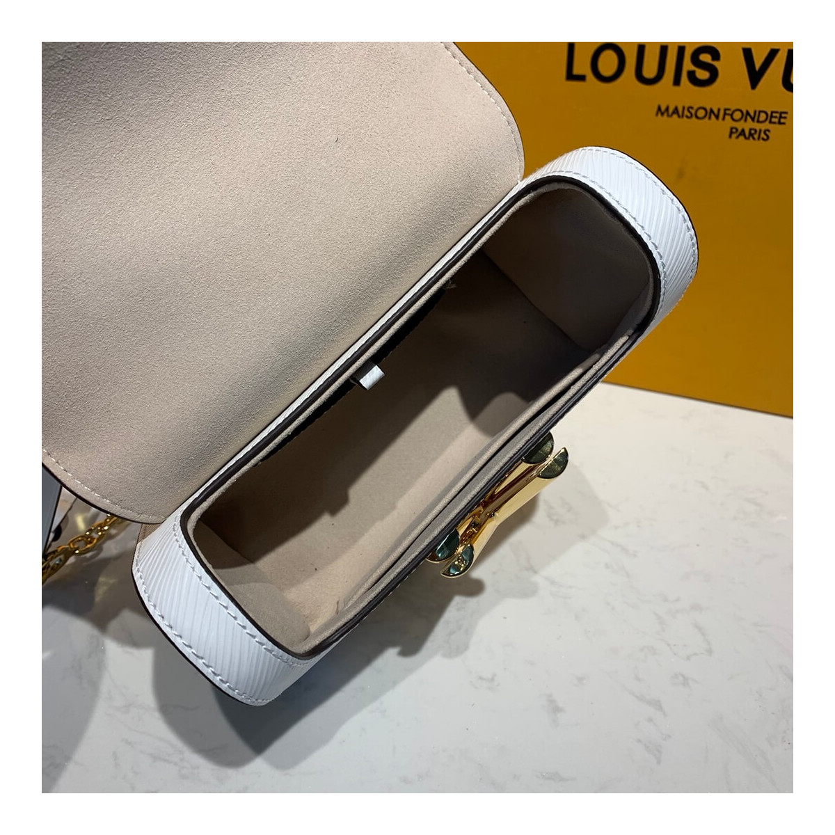 Louis Vuitton Twist PM And Twisty M55685 White/Gold