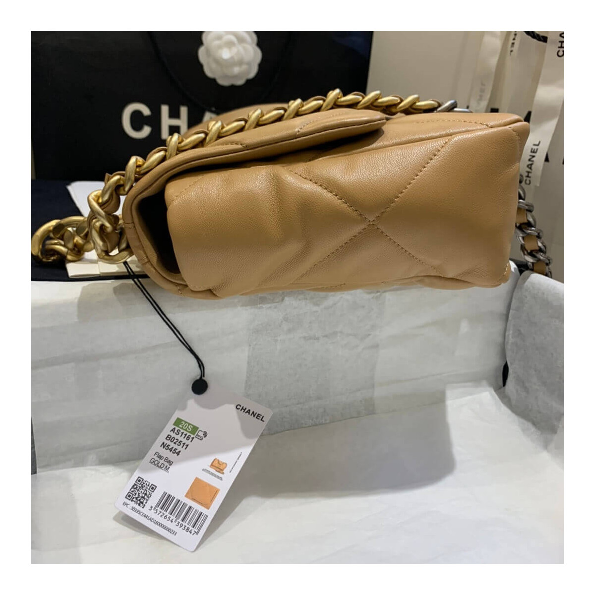 Chanel 19 Large Lambskin Flap Bag AS1161