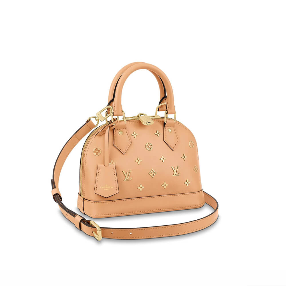 Louis Vuitton Alma BB Monogram Metal in Beige M58638